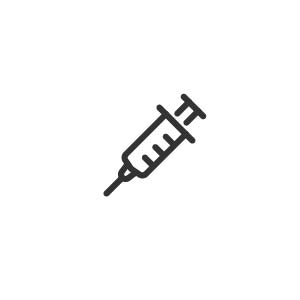 注射器のアイコンの画像
