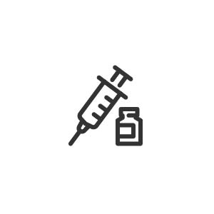 ワクチンのアイコンの画像