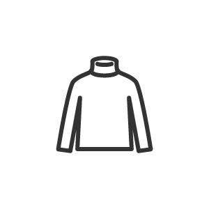 タートルネックのアイコンの画像