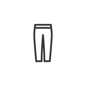 テーパードパンツのアイコンの画像